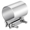 EVIL ENERGY 2.5 Inch Exhaust Clamp, Butt Joint Band Clamp