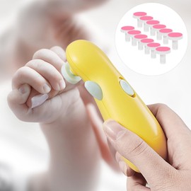 FRCOLOR Pack of 12 Replacement Heads for Electric Baby Nail File, Baby Nail Grinding Heads Electric Grinding Heads for Babies from 1-6 Months