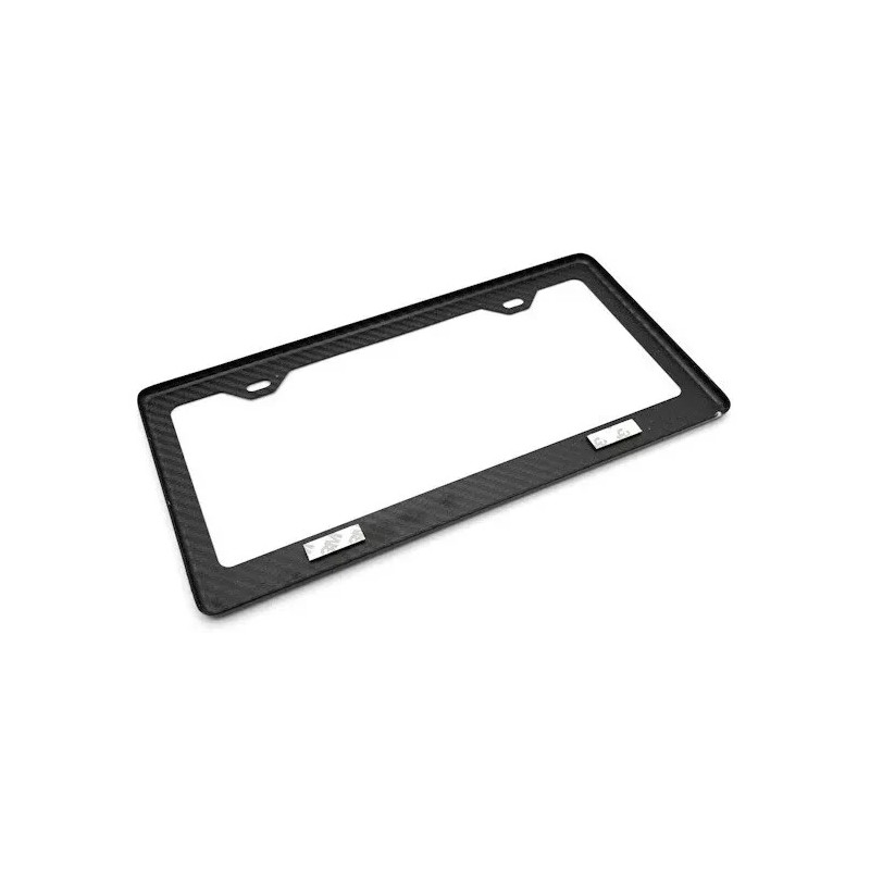 BLVD USA Made 100% Gloss Black Real Carbon Fiber License