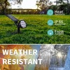 Nekteck Solar Lights Outdoor,10 LED Landscape Spotlights Solar Powered Wall