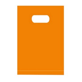 HEIKO 62-1004-01 Hand Cut Plastic Bags, HD Color Poly, 19-28 Orange, 50 Sheets