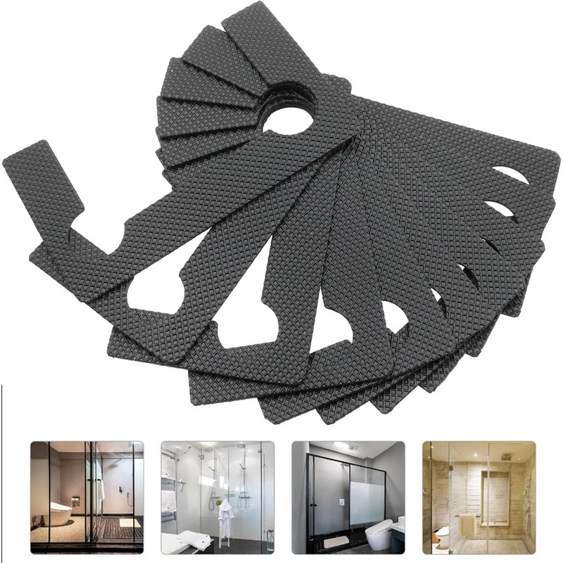 safycaby 10 PCS Shower Door Hinge Shims Glass Shower Door