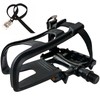 COZYROOMY Ultra-Lightweight Bike Pedals with Toe Clips & Straps |