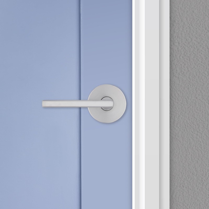 Kwikset Halifax Interior Passage Door Knob, Round Handle for Closet
