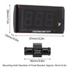 Water Temperature Gauge Fahrenheit Degree LCD Backlit Display Waterproof Water