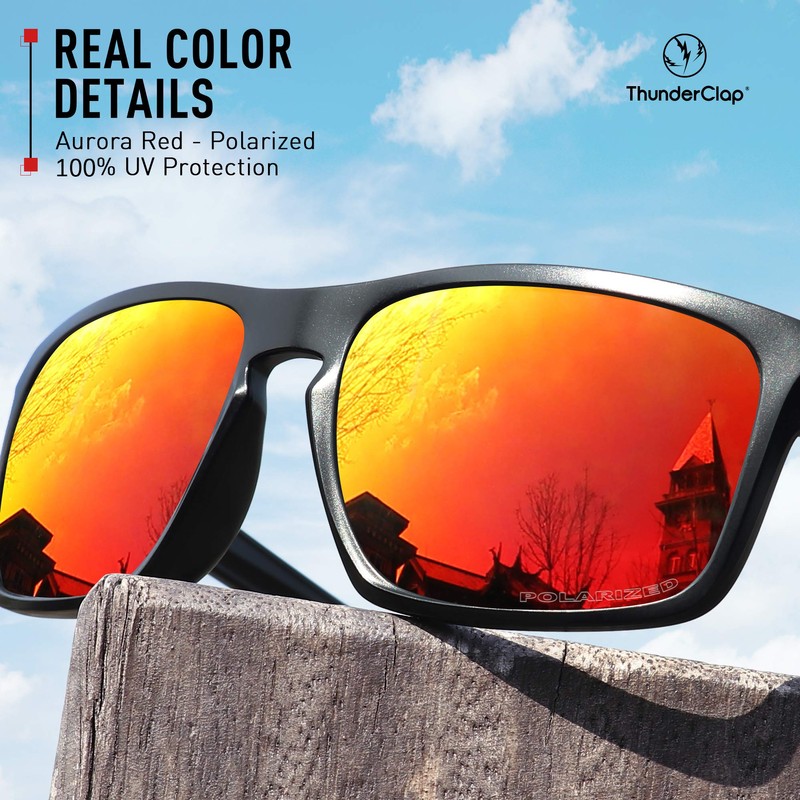 ThunderClap POLARIZED Replacement Lenses for Arnette Witch Doctor AN4177 Sunglasses