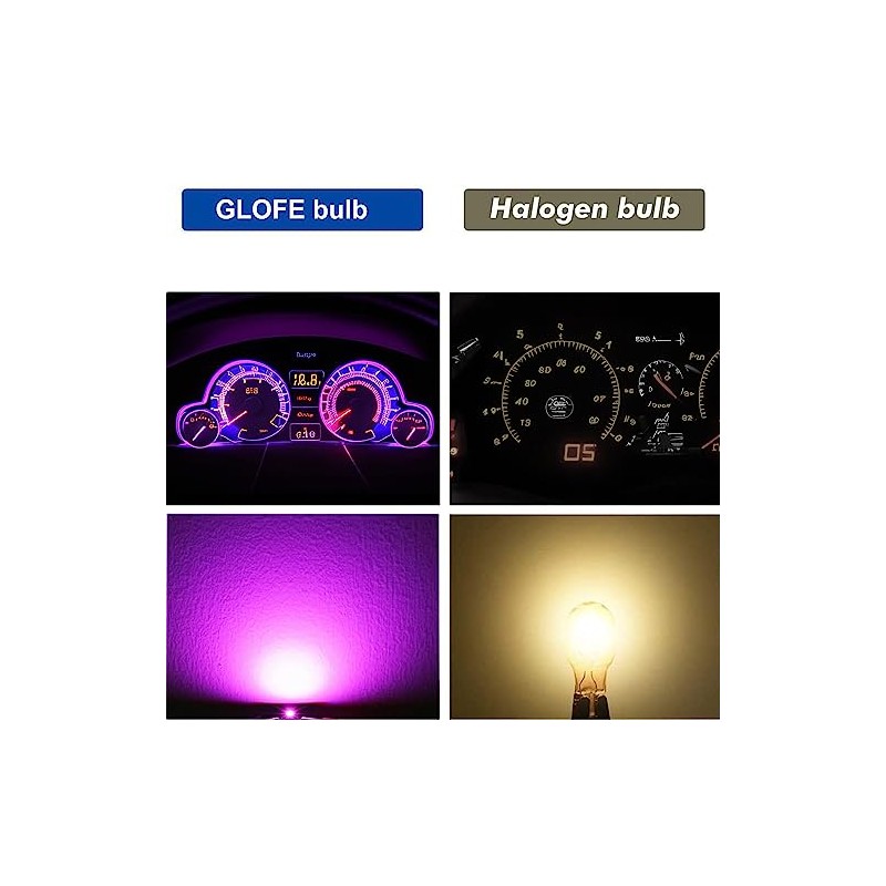 LED blancas para instrumentos de tablero T10 194 168 de
