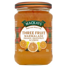 Mackays Three Fruit Marmalade (340g) - Pack of 2