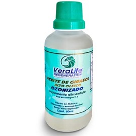 VERALIFE | Suplementos Alimenticios - Aceite de Girasol Ozonizado - 50ml | Alto Oleico - Omega | Rejuvenecedor Facial - Multivitaminico para Hombres - Multivitaminico para Mujer - 100% Mexicano