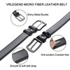 VRLEGEND Mens Belts Big and Tall 36"-70" Men Leather Belt
