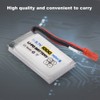 ENGPOW 3.7V 1000mAh 25C JST Plug Rechargeable LiPo Battery for