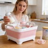 VGE Collapsible Wash Basin & Portable Sink for Kitchen, Camping,