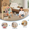 MORIMOE Kids’ Bookcase & Toy Storage Organizer, Solid Wood, 100%