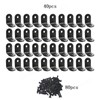 L-Shaped Corner Brackets for Wood Furniture – Black Stainless Steel