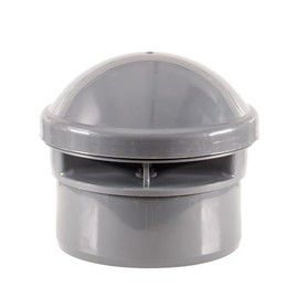 ScarMaxx - Pipe aerator DN 110 - membrane exhaust valve for sewers - ventilation valve - robust plastic - efficient pressure regulation in wastewater systems