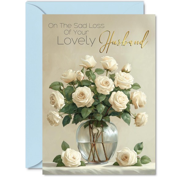 Sympathy Cards Loss of Husband - Lovely Husband Condolences Card