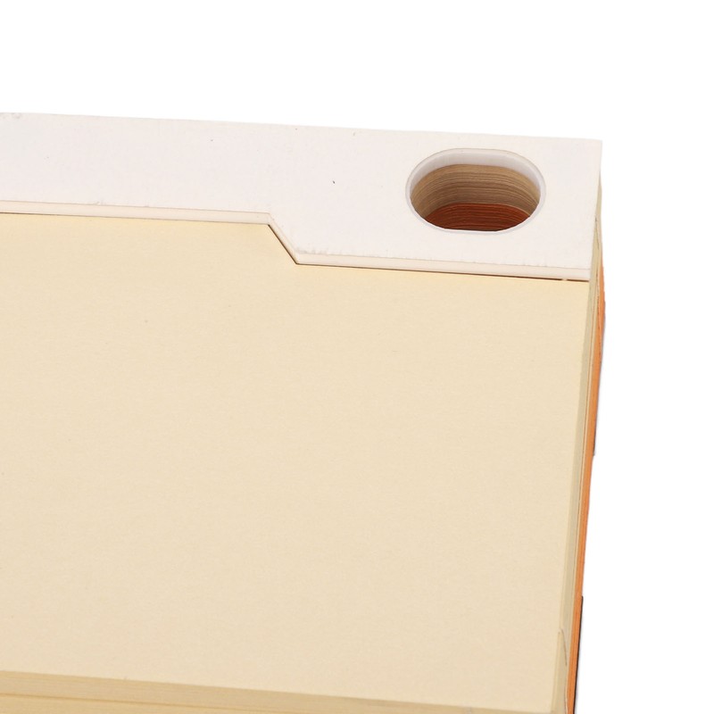 3D Pyramid Notepad LED Light 3D Paper Art Notepad Tear