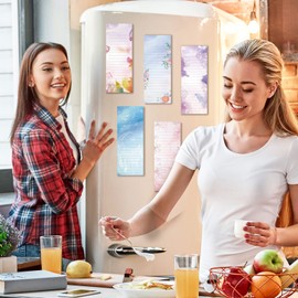 12 Pack Grocery List Magnet Pad for Fridge Magnetic Notepads for Refrigerator Shopping List Memo Notepad for Shopping to Do List Notepad Grocery List Magnet for Women (Bible Verse Style)