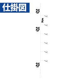 Hayabusa This To All Gold Sleeve Needle Bald Leather sabiki 6 Needle hs713 