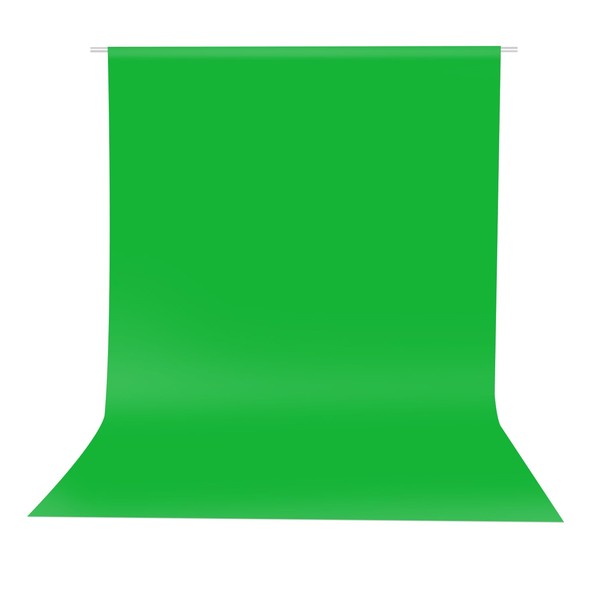 HEMMOTOP HEMMOTOP Green Screen Backdrop, 5x6.5 ft Photography Chroma Key