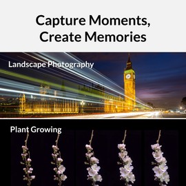 Brinno New TLC130 Time Lapse Camera, Long Battery Life, WiFi/BLE Video Editing App, Step Video, Photo, HD 1080p, IPX4 Water Resistant, Versatile Accessories - iOS Easy Connect App Update