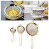 Stainless Steel Fine Mesh Oil Strainer Flour Colander Sieve Sifters