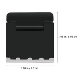 FELTECHELECTR Laptop Riser Holder for Desk Notebook Cooling Support Portable Black 2 Pieces Ergonomic Stand for Back Wrist and Finger Comfort Easy to Carry