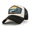 ililily Premium Great Smoky Embroidery Baseball Cap Structured Trucker Hat,