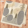 Kusunobashi Crest Woven Morita MiW Morita House Bath Towel, Gray