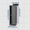 Qeke Stainless Steel Shower Niche 24" X 8", No Tile
