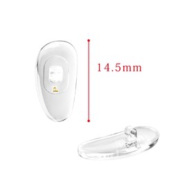 HiCycle2 Replacement Screw-in Nose Pads for Eyeglasses/Sunglasses.14.5mm.with Screw and Screwdriver (Golden)