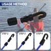 Litoexpe 16 Pcs Shock Cord Snap Hooks for 3/16 inch