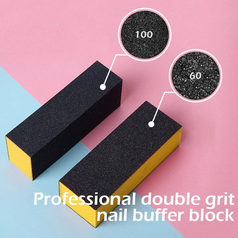 SKYPIA Nail Buffer 3 Sided Blocks Sanding Buffing Grinding Polisher