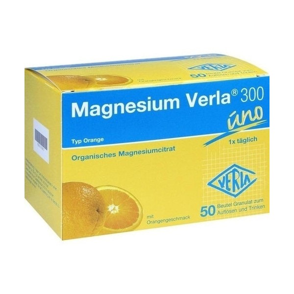 Verla Magnesium 300 Orange Granules Sachets 50 pcs