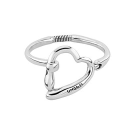 UNOde50 HEARTBEATS Bracelet, Sterling Silver-Plated, Rigid