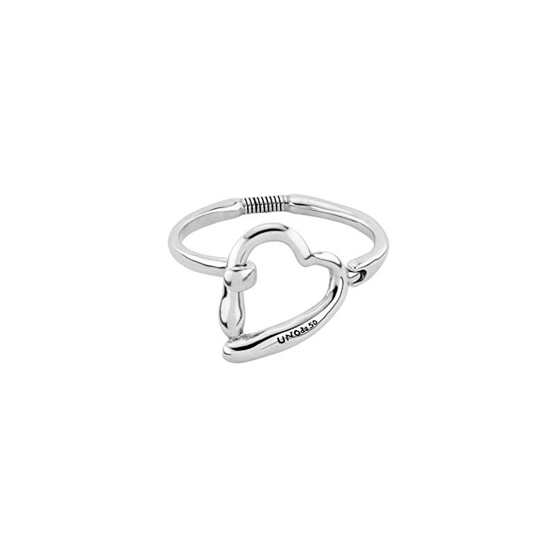 UNOde50 HEARTBEATS Bracelet, Sterling Silver-Plated, Rigid