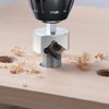 Vertical Hole Locator, Woodworking Chamfer Reamer Tool, Dog Hole Chamfer