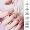 WOKOTO 30Pcs Silver Crown Nail Charms For Nail Art 3d