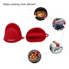 Gaberoad Thickened Mini Silicone Oven Mitts Heat Resistant, Rubber Oven