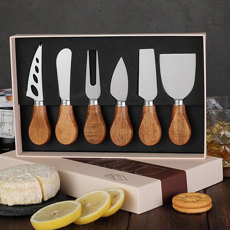 6 Pieces Cheese Knife Set,Cheese Knives Cheese Slicer Cheese Cutter
