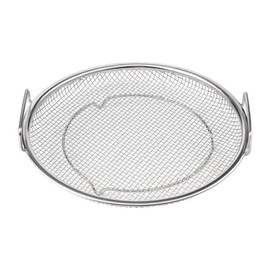 LOCADENCE Oil Filter Tray, Removable Stainless Steel Double Ear Frying Oil Drain Rack, Multipurpose Dehydration Rack, Filter Tool Kitchen Strainer Colander for French Fries, Chicken Wings, Fried Food