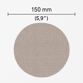 FANZWORK 30 Stück 150 mm Netz-Schleifgitter Klett für Exzenterschleifer, Korn P120 – Schleifgitter Set für Holz, Metall, Kunststoff & Lack