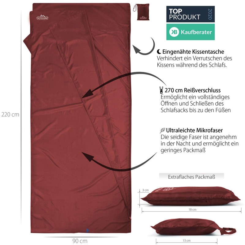 Outdoro Sleeping Bag, Ultra Lightweight Travel Sleeping Bag, Only 230