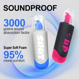 Hochoek Earplug, Ergonomic Slow Rebound Red