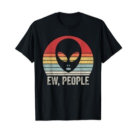 Vintage Retro Ew, People Alien T-Shirt