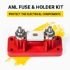 Spartan Power Large ANL Fuse Holder Red