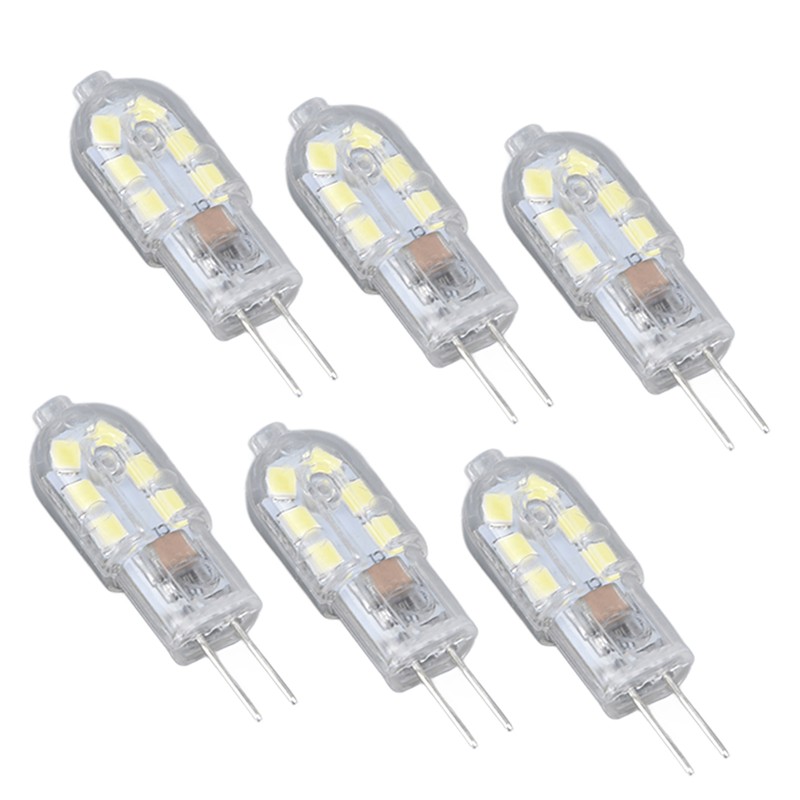 10 Pack G4 2835 LED Bulb Transparent Led Lamp Plug