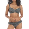 Freya Check in Sweetheart Bikini Top Monochrome Black 34G