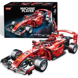 ® Kit De Bloques De Construcción De Coche De Fórmula 1 Y Coches deportivos, Exclusivo set coleccionable, regalo para niños y niñas, Juguete Educativo, Christmas Navidad, Día de Reyes，CAJA (67126)