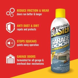 Blaster Garage Door Lubricant Spray 9.3 Oz. Premium Silicone